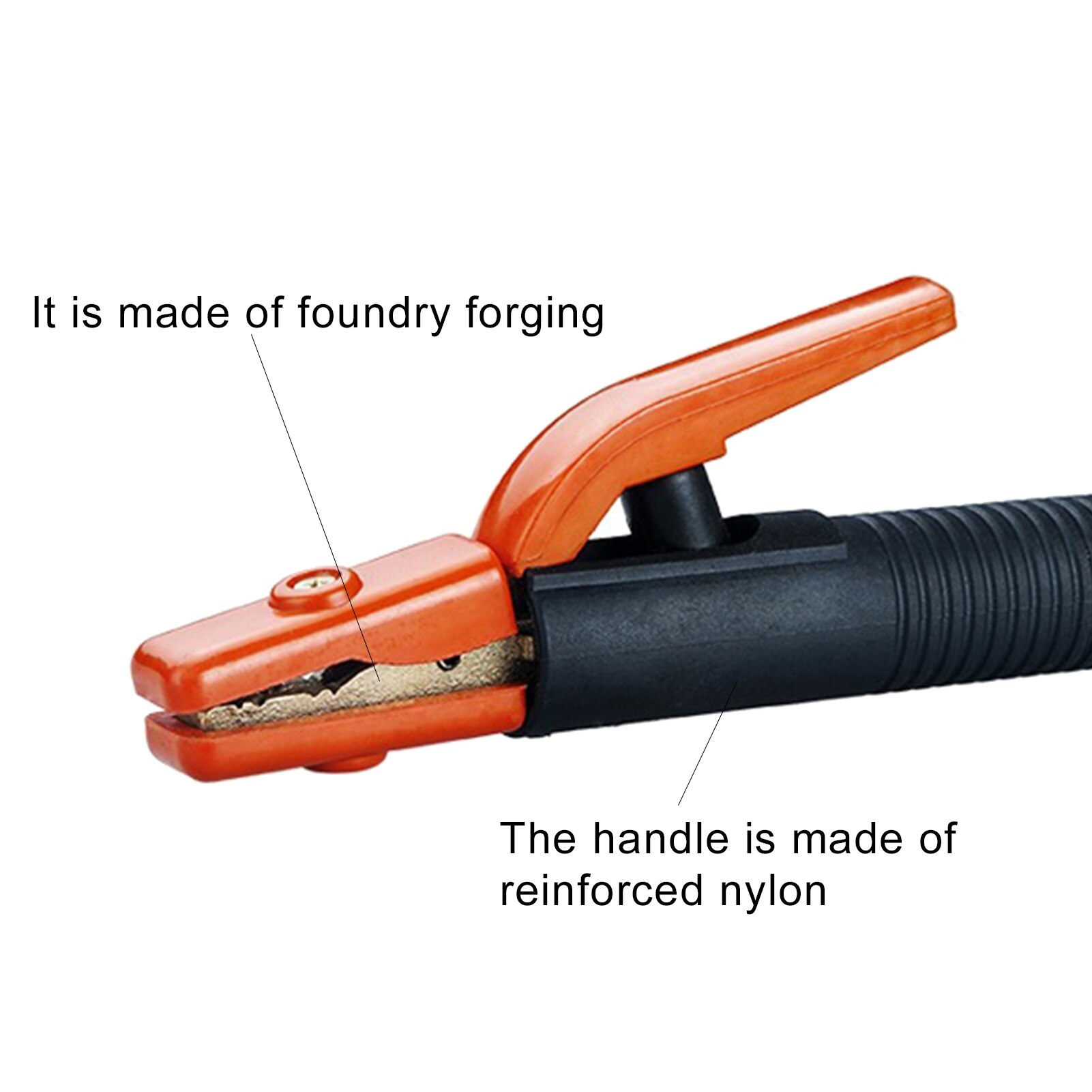 300A Brass Forged Insulated Handle Electrode Holder Welding Clamp Welding Tools Electric Welding Soldering Machine Parts