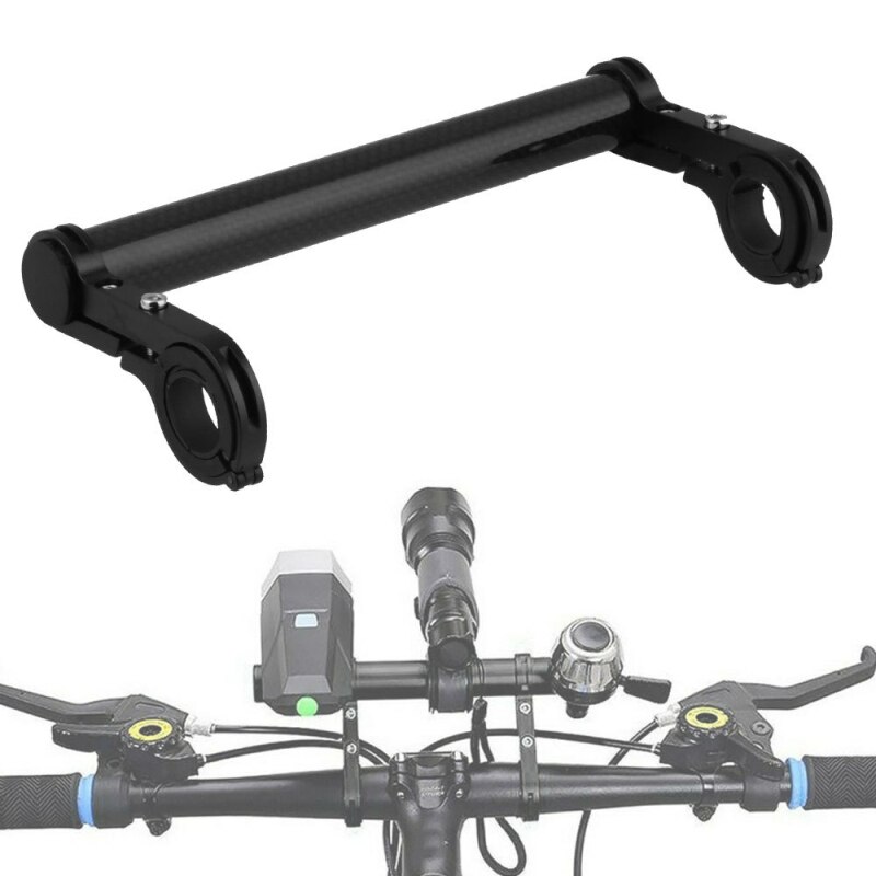 Bicycle Handlebar Extender Mountain Bike MTB Handlebar Expander Speedometer Mount Headlight Flashlight Lamp Holder Cafe Racer