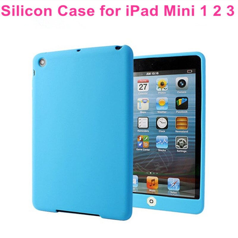 Silicone Case for ipad mini 1 2 3 Case Full Body Protect Skin Soft Cover for ipad mini 5 case Soft Back Cover for iPad Mini 4