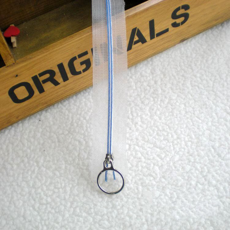 10 stk 3# 25cm lukkede lynlåse gennemsigtige nylon spiral lynlås gør-det-selv-skræddersyet tasker beklædningsgenstand syning håndværk lynlås tilbehør: Blå
