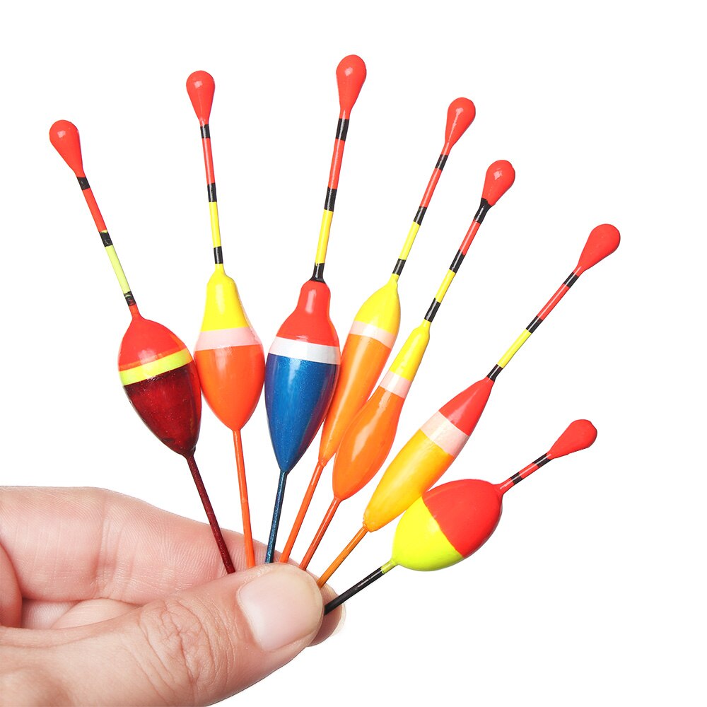 2Pcs Colorful Ice Fishing Floats Light Stick Float Bobber Fluctuate Foam Buoy Floats Indicator Outdoor Fishing Accessories