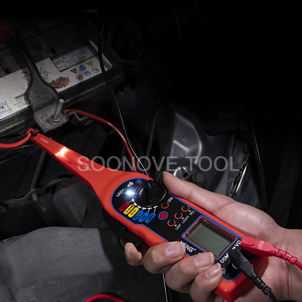 ANENG Automotive Circuit Tester Digital Display Multimeter Automotive Circuit Fault Detection Circuit Maintenance Inspection