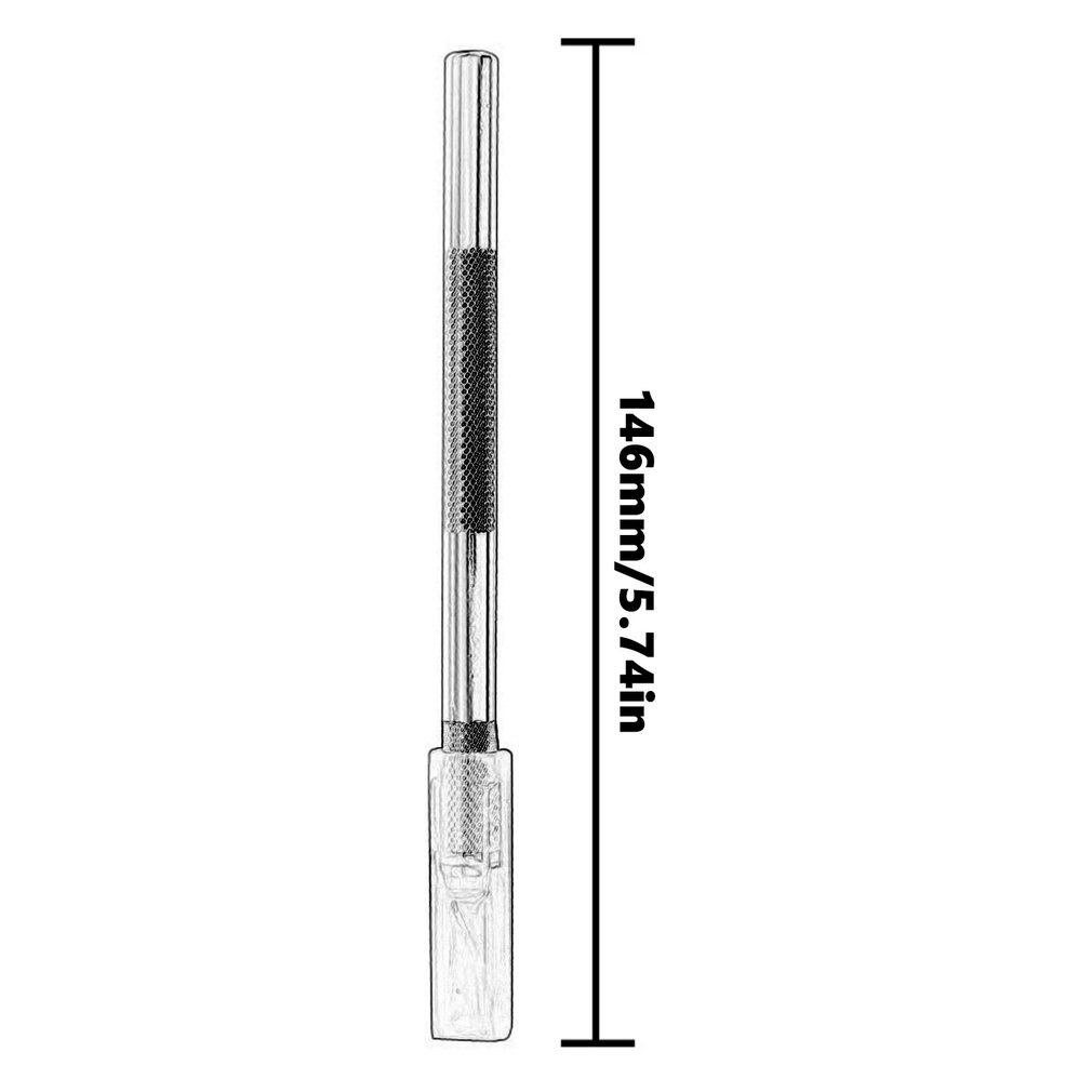 Não-deslizamento de metal bisturi faca ferramentas kit cortador de gravura facas artesanais + 5 pçs lâminas do telefone móvel pcb diy reparação ferramentas manuais