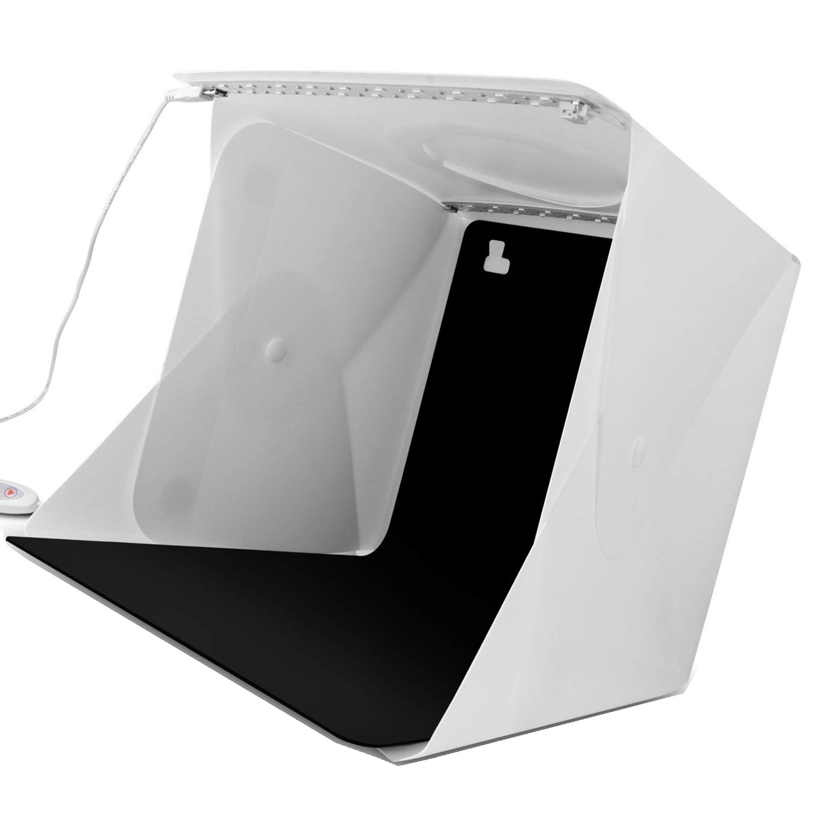 Portable Photo Studio Box Opvouwbare Schieten Tent Kit Verstelbare Helderheid Voor Product Display Photo Light Box 20CM-White