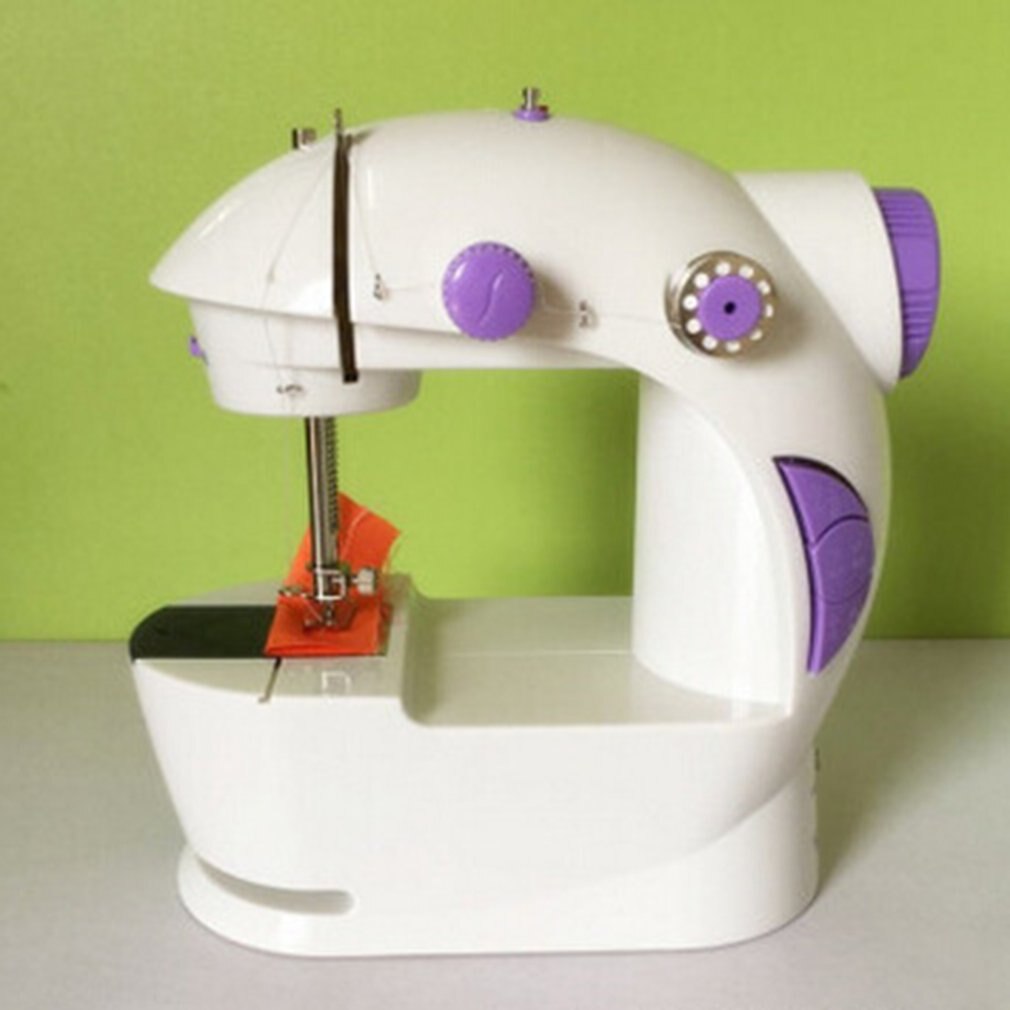 Mini Sewing Machines Set Handheld EU Plug Dual Speed Double Thread Electric Automatic Stitching Rewind Sewing Machine
