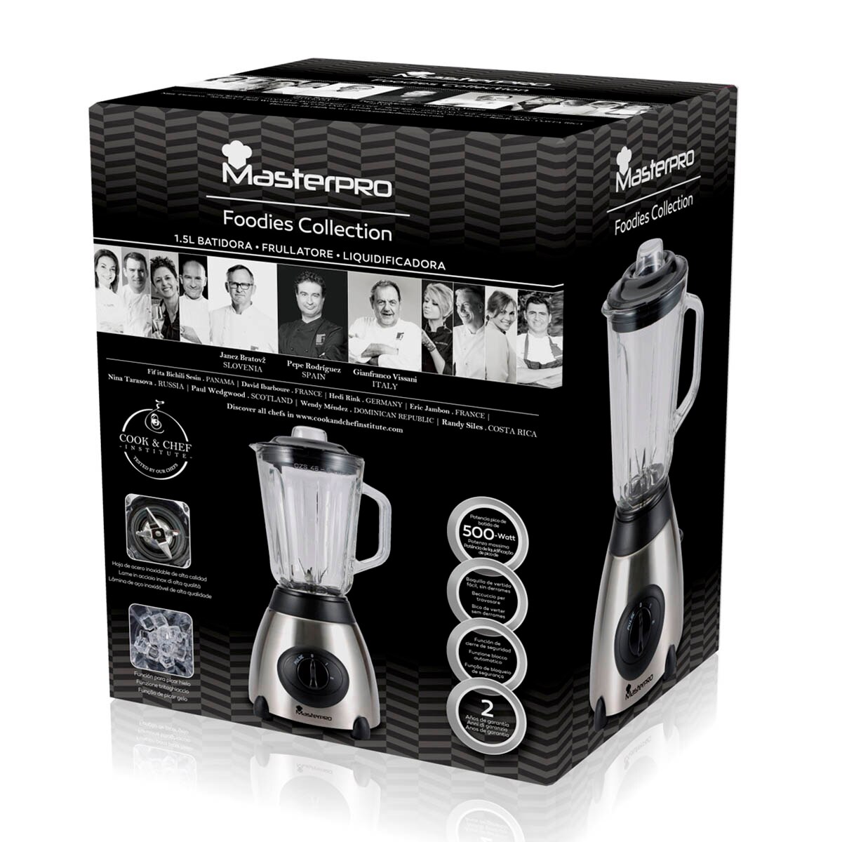 Licuadora Masterpro, potente, rapida, silenciosa, segura, , limpieza, control velocidad, vaso, accesorios, zumos, salsas, cremas, batidos, licuadora de vaso, licuadora