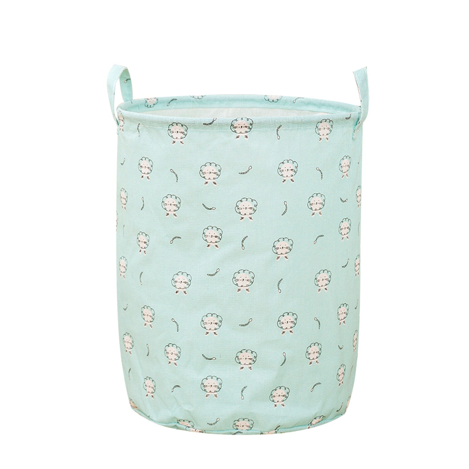 Foldable Laundry Basket Canvas Large Laundry Hamper Dirty Clothes Storage Organizer Bucket Home Portable Storage Bag for Toys: 08