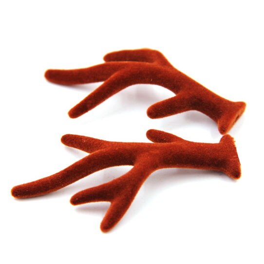 10Pcs/5Pairs Simulatie Gewei Diy Handgemaakte Leuke Hoofdtooi Accessoires Materiaal Christmas Party Decor Foto Props