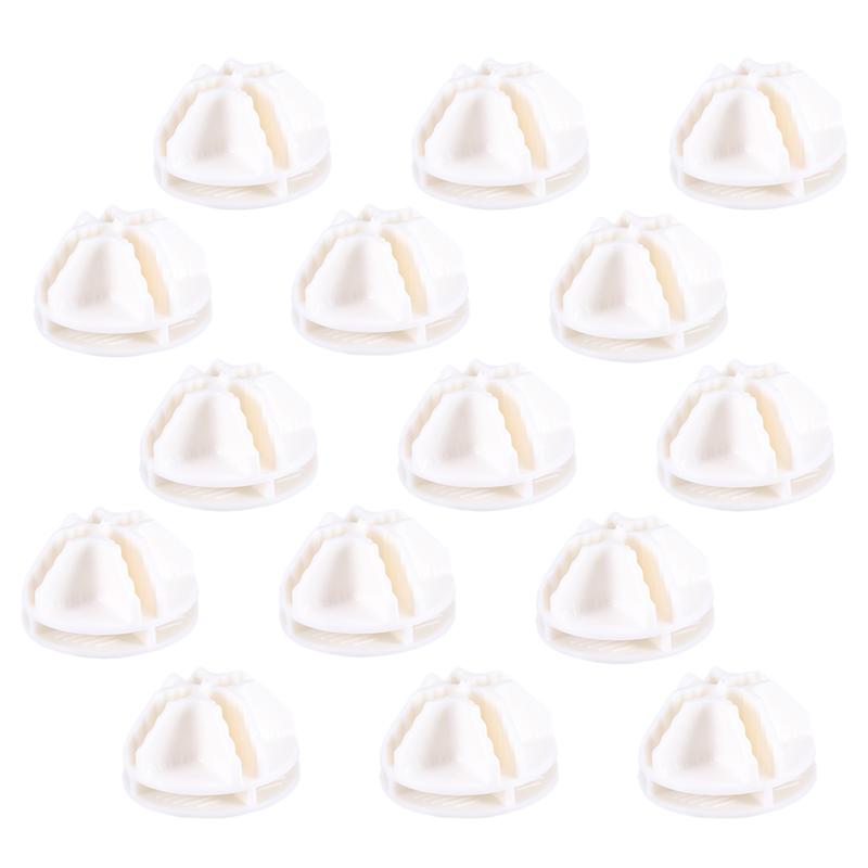 20Pcs Buckle Clips Wire Cube Plastic Connectors For Cube Storage Shelving Cabinet Modular Organizer Closet Clasp Buckle Clips: white