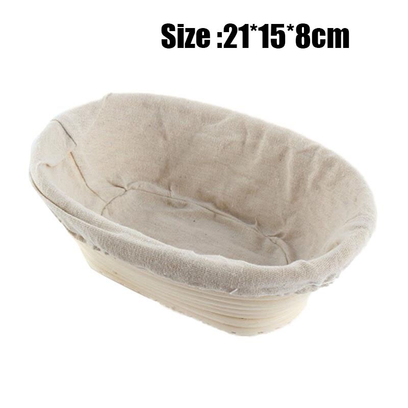 Banneton Bread Pan Bakery Proofing Bread Proofing Basket For Dough Bakery Tools Box Oval Laundry Basket: 21x15x8cm