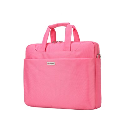 Laptop Bag 15.6 inch For Macbook Pro 15 Notebook Bag Waterproof Laptop Sleeve 14 Inch For Macbook Air 13 Laptop Messenger 13.3: Pink / 15.6-inch