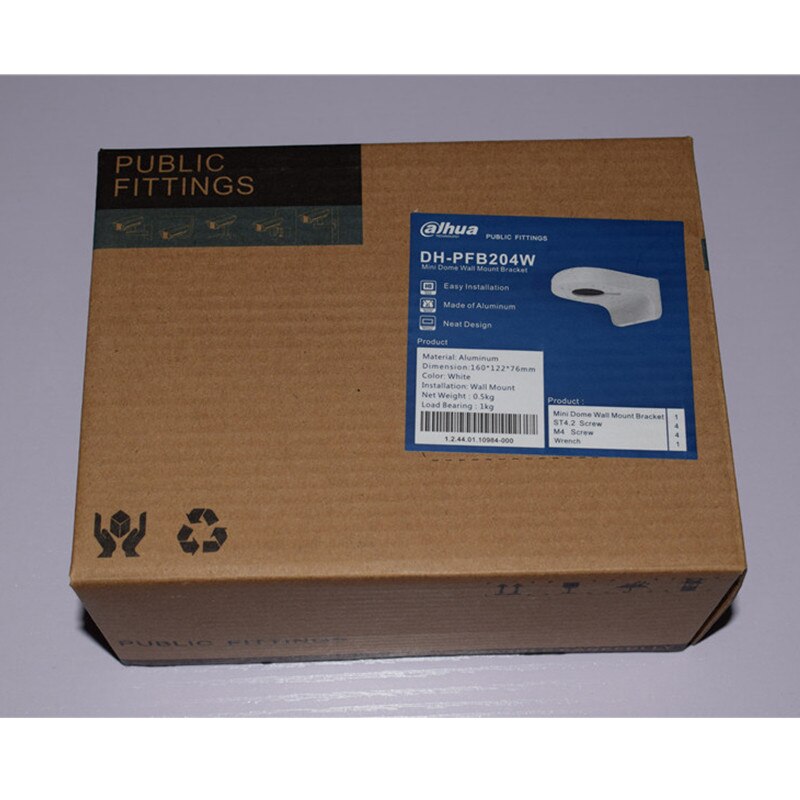 Dahua Camera Bracket for IP Camera CCTV Camera PFB204W Water-proof Wall Mount Bracket Aluminum Neat &amp;Integrated