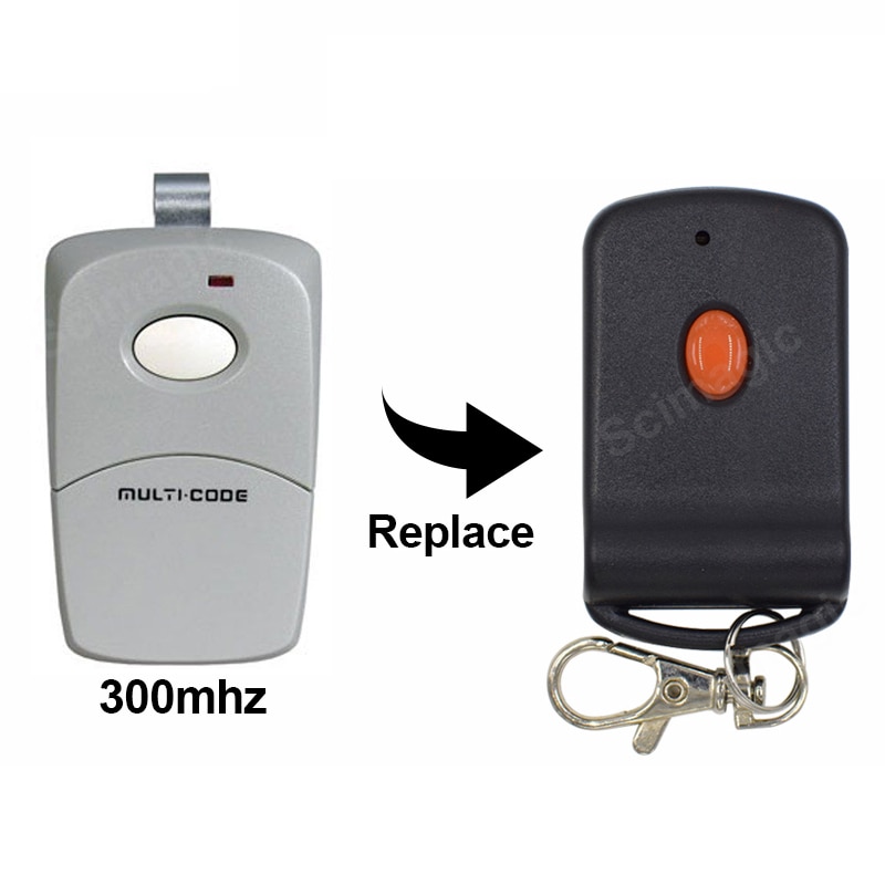 Multi-code 3089 garageportåbner multicode 308911 lineære mcs 308911 garage gate remote 300 mhz