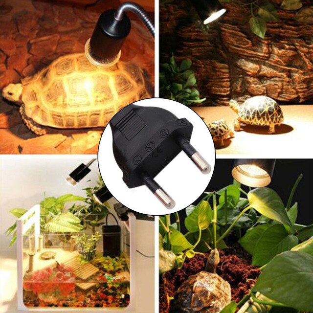 Schildpad Hagedis Huisdier Verwarming Lamp Houder Zonnebaden Broedmachine Terrarium Amfibieën Reptile Vivarium Warmte Lamp Uvb Licht Clip Stand: 2