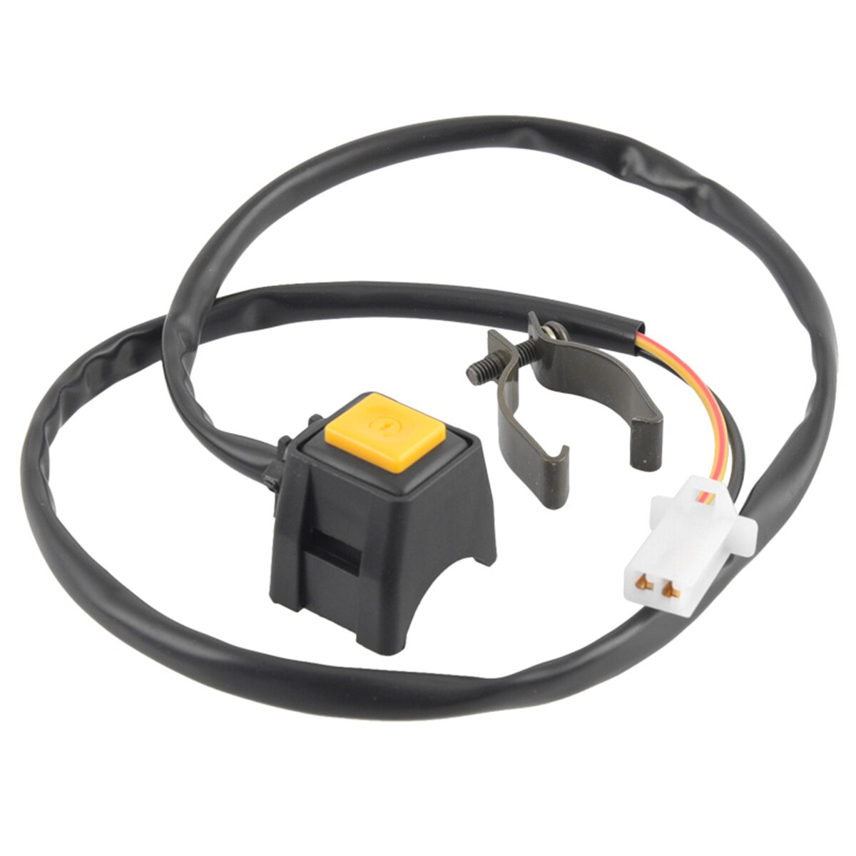 1 Pcs Universal Motorcycle Kill Switch Red Push Button Hoorn Starter Dirt Bike Atv Utv Dual Sport Voor 22Mm stuur Gemonteerd Bars: 3