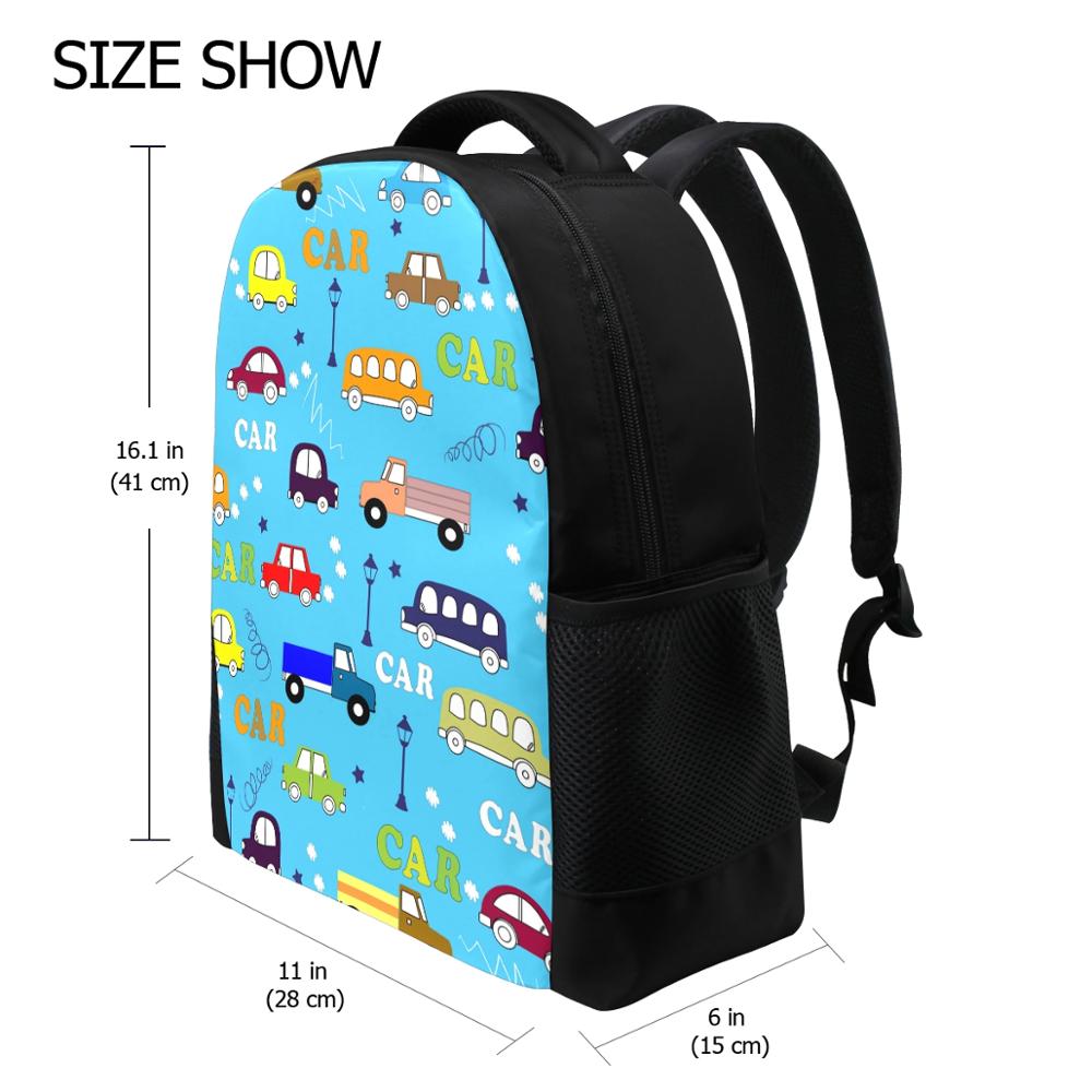 Offre spéciale classique dessin animé voiture impression sac pour enfants personnalité sacs à dos cartable enfants Mini sac d'école pour les classes 1-6 Escolar