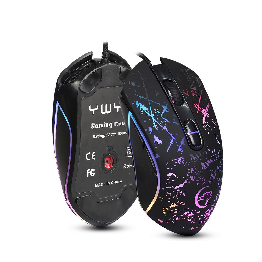 Wireless gaming mouse, rechargeable, high-end backlight , smooth, suitable for various gaming games#40: Default Title