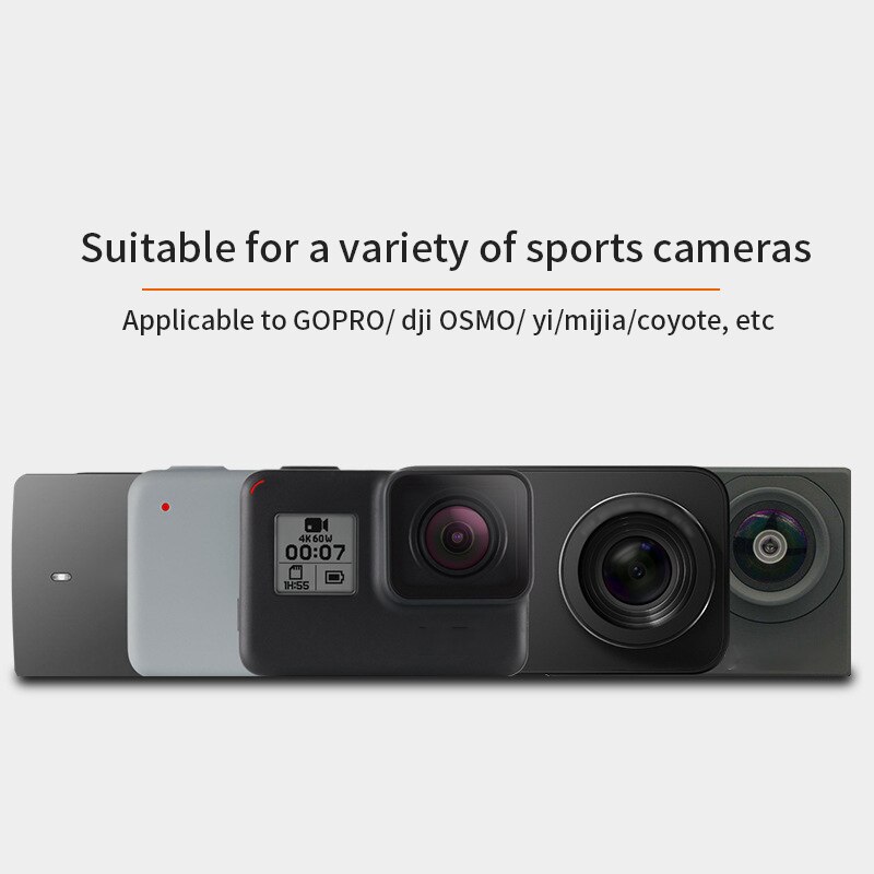 360 degrés rotatif sac à dos pince de fixation pour GoPro Hero 8 7 6 5 4 pour Go pro xiaomi sport Action caméras accessoires
