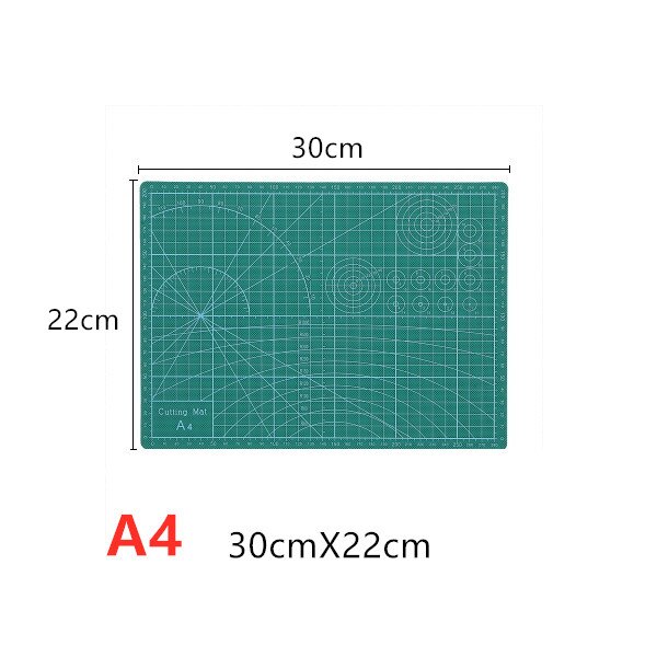 Tabla de corte de Pvc, herramientas de costura de retales, artesanía de cuero, placa Base de almohadilla de reparación de doble cara, A1/A2/A3/A4: A4