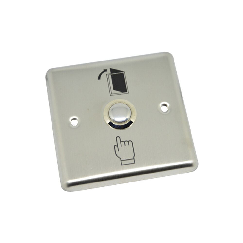 10 PCS 86mm Surface Aluminium Alloy Door access button Emergency alarm Push button auto restoration Panic alarm release