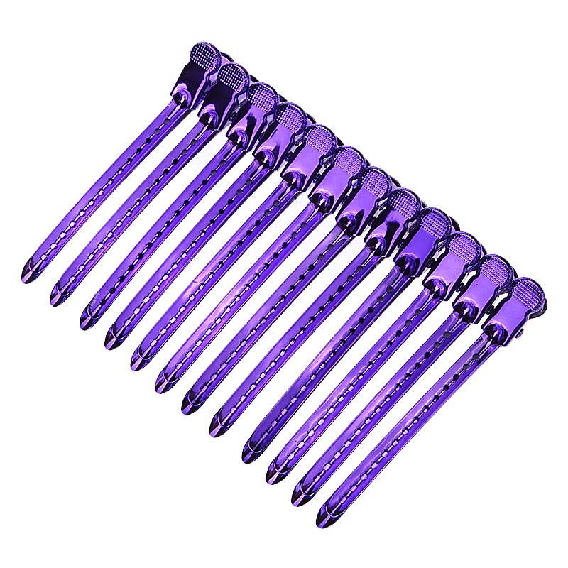 10 stiler metall alligator hårklips frisørklemme hårnåler gjør selv frisør pro salong hårstyling verktøy gjør det selv hjem