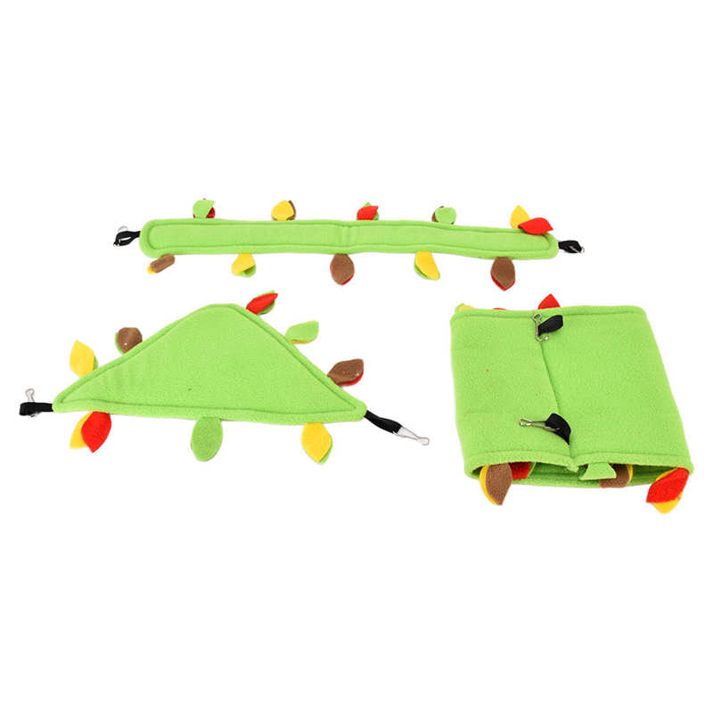 Jungle Set Pluche Warme Bedden Papegaai Jungle Hangmat Slijtvast Voor Papegaaien Voor Hamster Voor Suiker Zweefvliegtuig