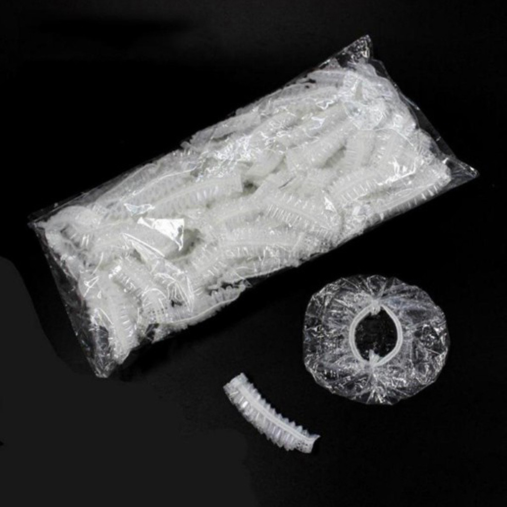 100Stck Einweg Friseur Ohrenschützer Salon Klar Ohr Abdeckung Ohr Schutz Haar Farbstoff Schützen Kappe Haar Farbe Styling Werkzeug