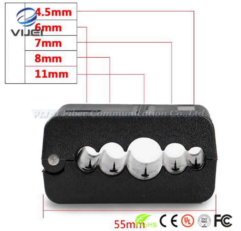 5 pz Taglierina 4.5 millimetri-11 millimetri Nastro Centro Tubo Longitudinale spogliarsi attrezzo Tubo Taglierina cavo taglierina spogliarellista