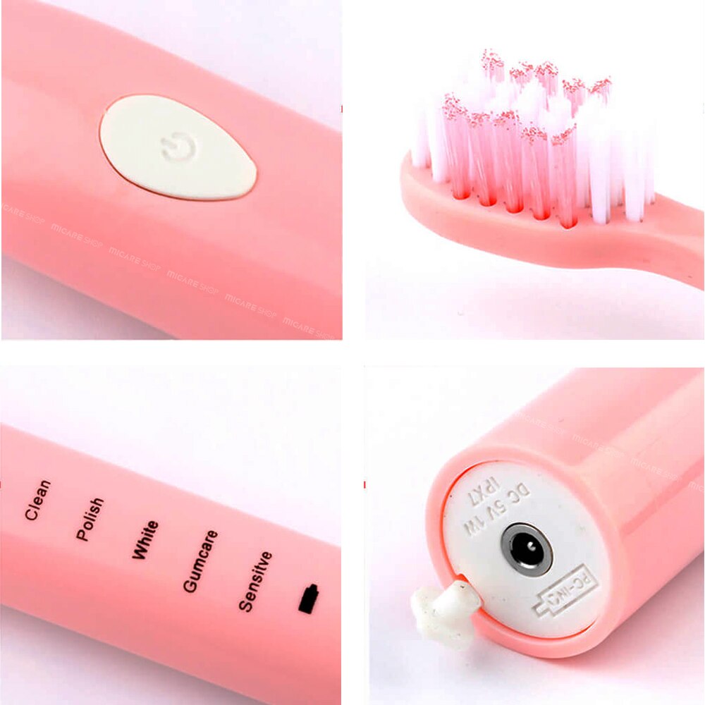 Sonic Electric Toothbrush USB Rechargeable Tooth Brush Electric Five Modes IPX7 Waterproof Adult Sonic Brush Teeth Automatic