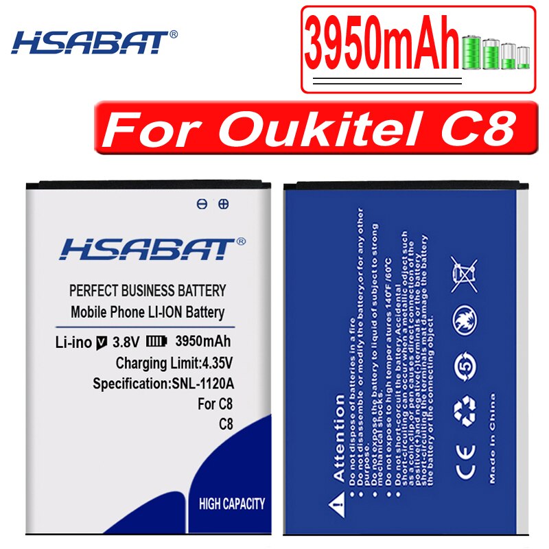 HSABAT-Batería de 3200-5100mAh para Oukitel U22, para Oukitel C3 / C5 C5 Pro / C11 C11 Pro / U7 Plus / U7 Pro / C8
