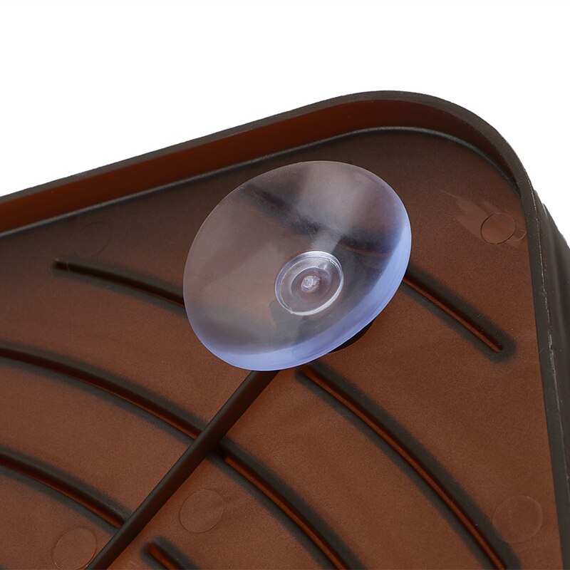 Sponge Sink Corner Shelf Draining Rack Wall Cuisine Dish Rack Drain Kitchen Sink Corner Draining Rack Storage Rack