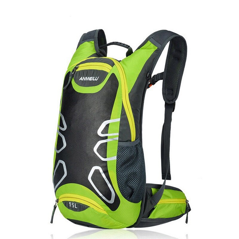 Anmeilu Wasserdichte Rucksack unisex draussen-Sport Berg Camping Rucksack für Reise Ski Radfahren Klettern mit Regen Abdeckung: Grün Rucksack