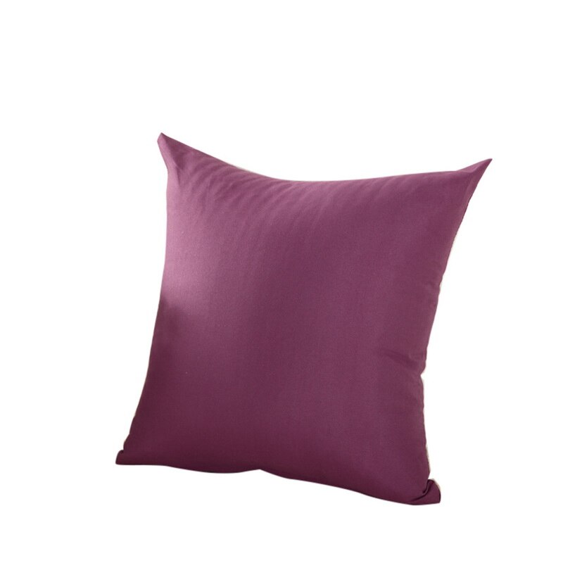 Urijk 1 pc Einfarbig Kissenbezug 40x40 cm Kissen fallen Wohnzimmer Heimat Werfen Kissen Haus Dekorative Kissen kissen Abdeckung Cojines: 06