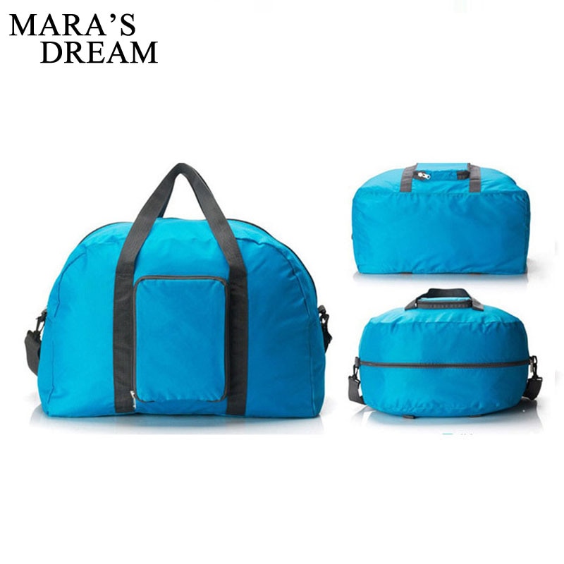 Bolso de mano de impermeable de gran capacidad con acabado plegable para ropa portátil de viaje de sueño de Mara