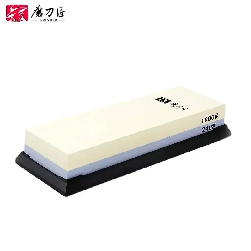 Afiador de facas de pedra de amolar dupla GRINDER, apontador profissional, pedra de água, 240, 1000, 3000, 8000