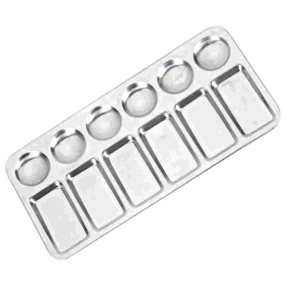 2 Stuks Aluminium Verf Platen Trays Pigment Mixing Trays Aluminium Paletten
