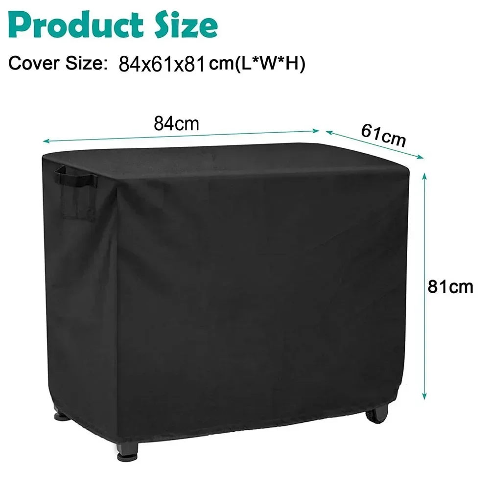 Waterdichte, verplaatsbare eettafel voor buiten, pizzaoven, terrasgrill, tafelhoes voor terras, buitenkeuken, barbecue, gasgrillhoes: Blauw