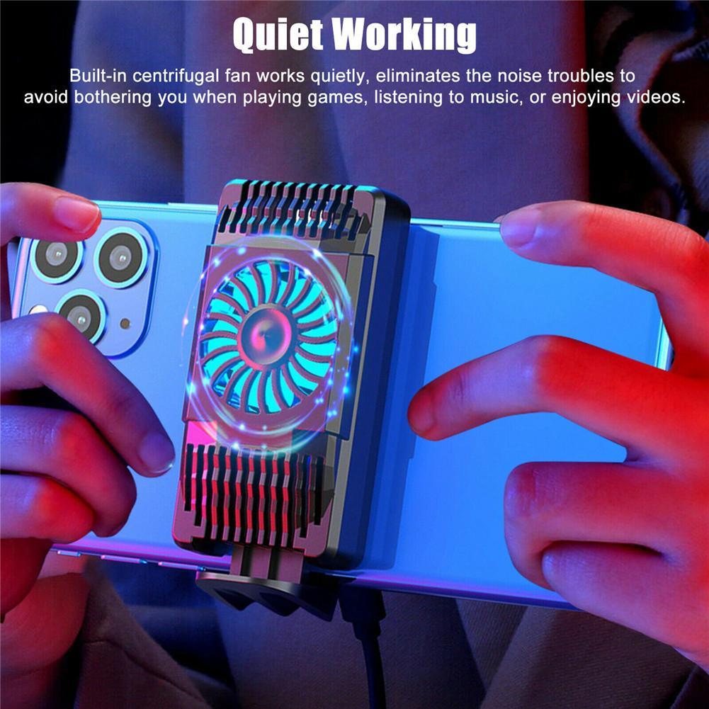 Mobiele Telefoon Radiator Game Koelventilator Handvat Beugel Spel Radiator Stille Koeler Voor Iphone Huawei Samsung 4-7 Inch mobiel