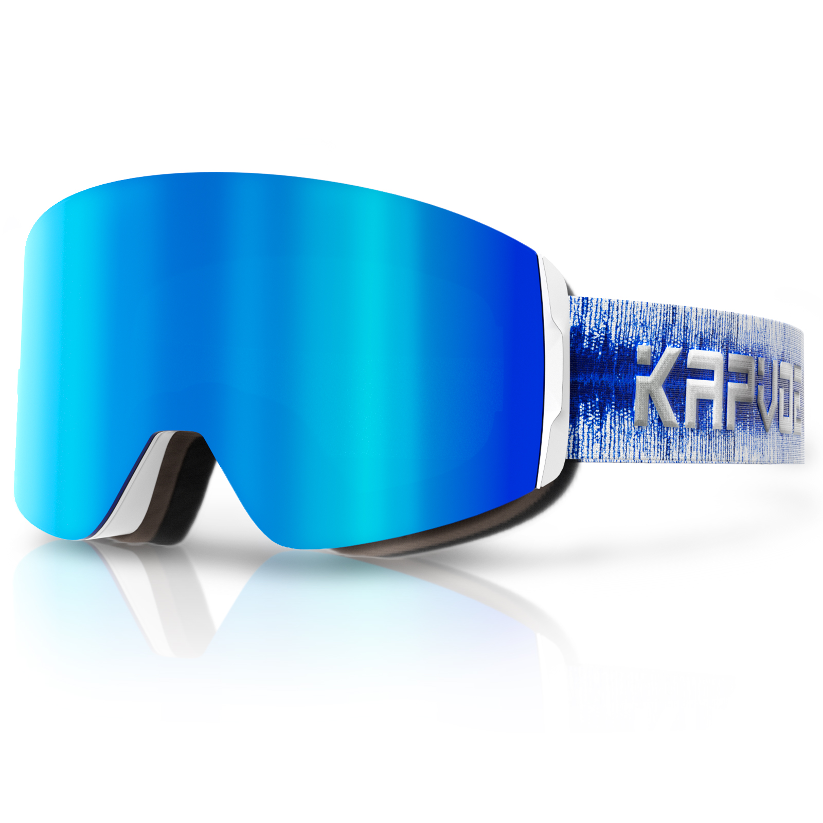 Kapvoe-Ski Goggles Snowboarding Goggle Snow Skiing Mask for Men Women Anti-Fog Lens Kit UV400 Protection Snowmobile Glasses: green