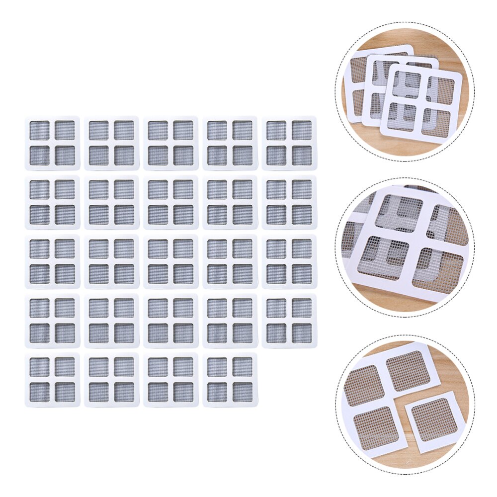 24 Pcs Screen Window Patch Screen Sticker Screen Holes Patch