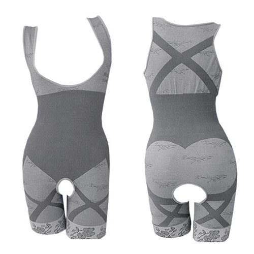 Women Slim Beauty Body Charcoal Shapewear Full Body Thin Seamless Tummy Waist Bodyshaper 09WG