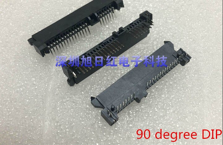 7Pin + 15P SATA hard disk interface female socket connector 90 or 180 degrees needle DIP or SMD