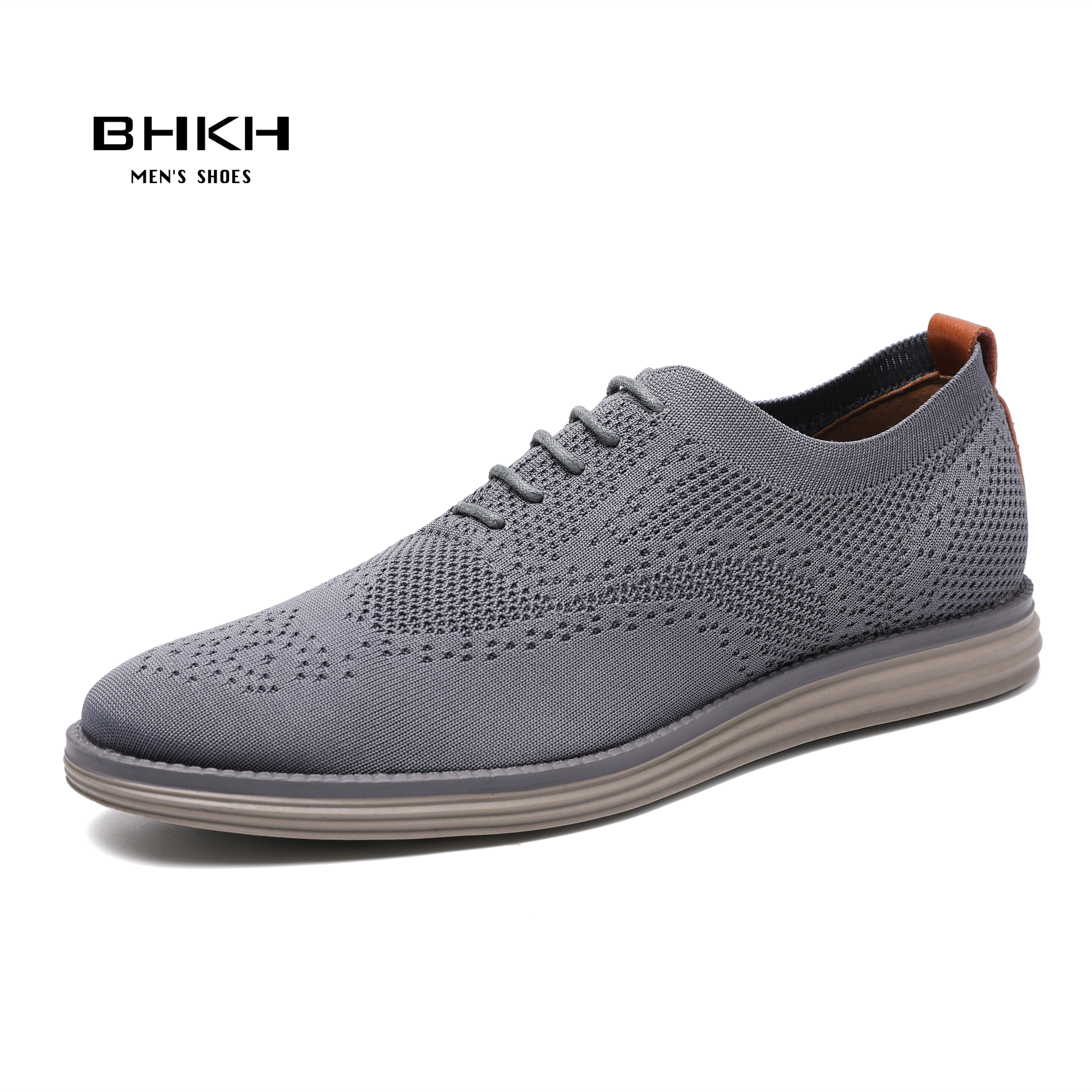 Bhkh 2022 Ademend Gebreide Mesh Casual Schoenen Lichtgewicht Smart Casual Schoenen Kantoor Schoeisel Mannen Schoenen: G8217-2 / 40