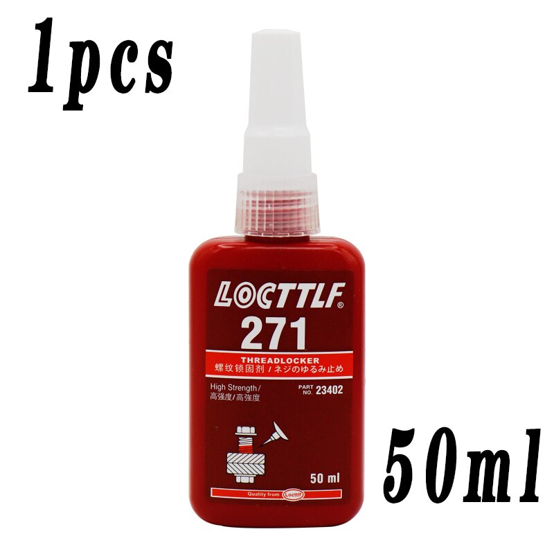 Thread Locking Glue Locttlf 243 Screw Glue Tightening Screws Prevent Loosening Rusting Caulking Temperature Resistance Anaerobic: 271 50ml