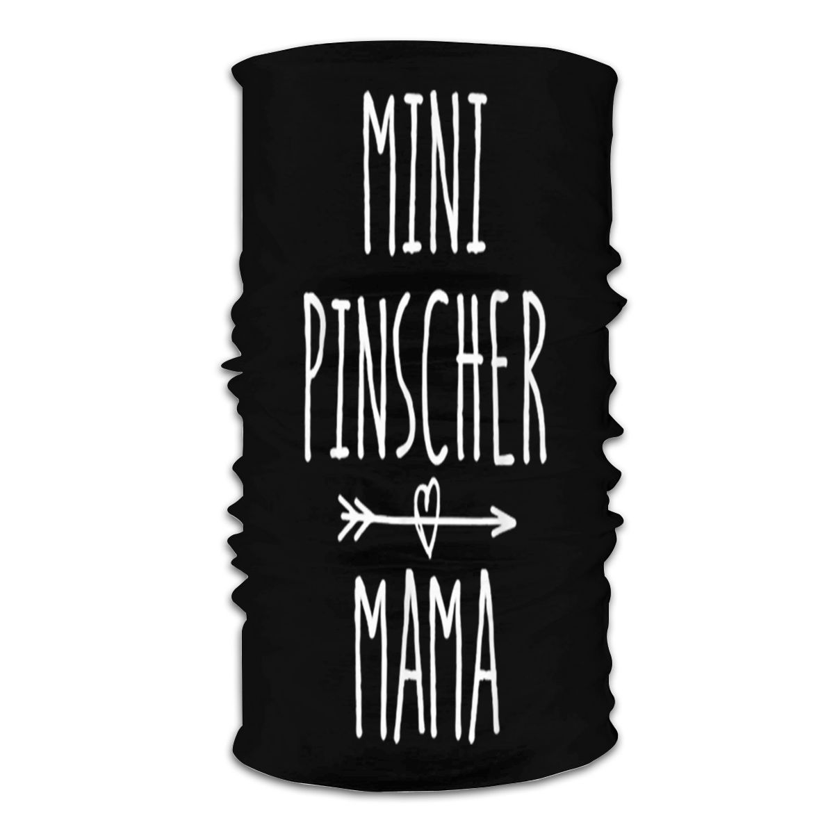 Mini Pinscher oficial para mamá, bufandas con texto impreso, , Unisex