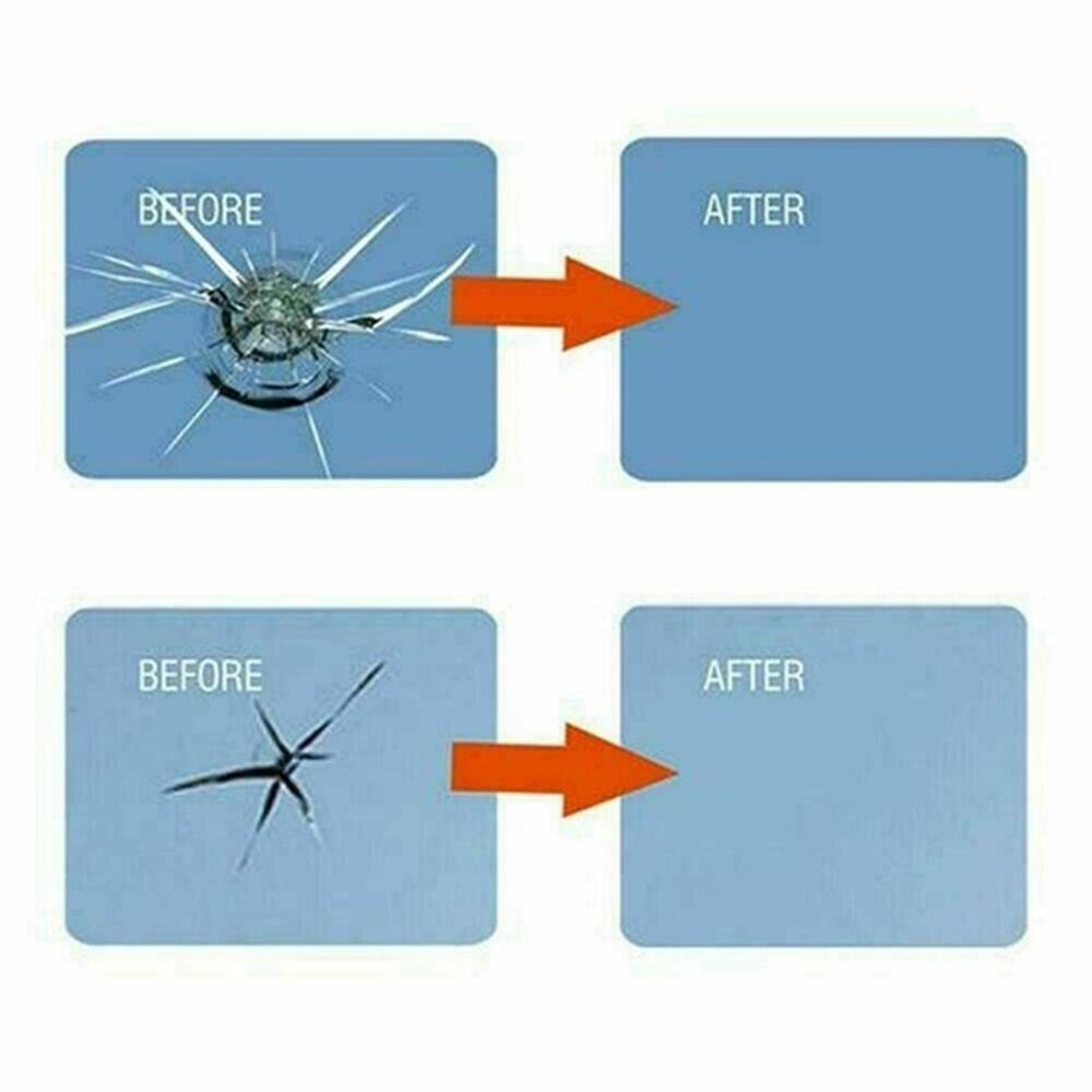 Windshield Repair Kit Car Window Repair Polishing Windscreen Glass Renwal Tools Auto Chips Crack Restore Fix Kit