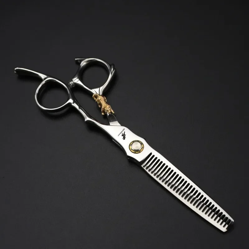 JP440c Steel 6 '' Upscale Golden Tiger Hair Scissors Cutting Barber Haircut Thinning Shears Hairdresser Scissors