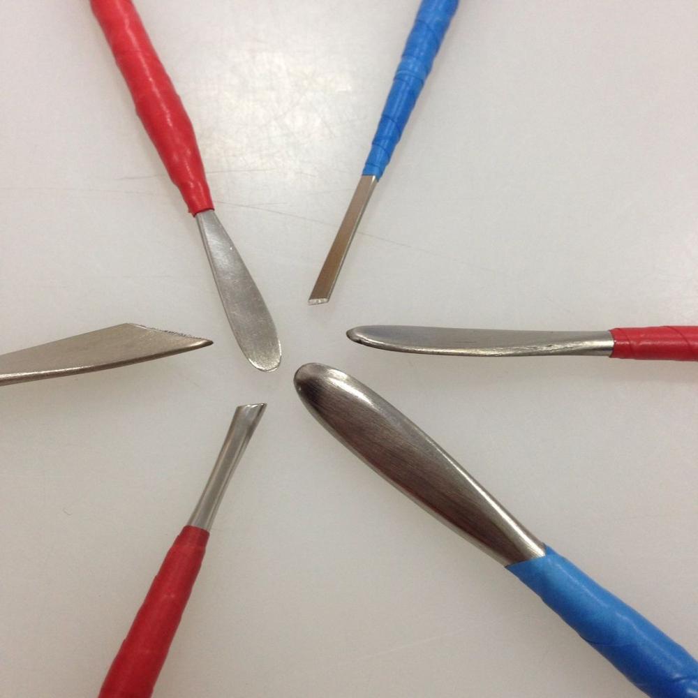 Stainless Steel Soft Pottery Clay Carved Tools Sculpture Sculpting Knife Engrave Accessaries Grafts For Modeling