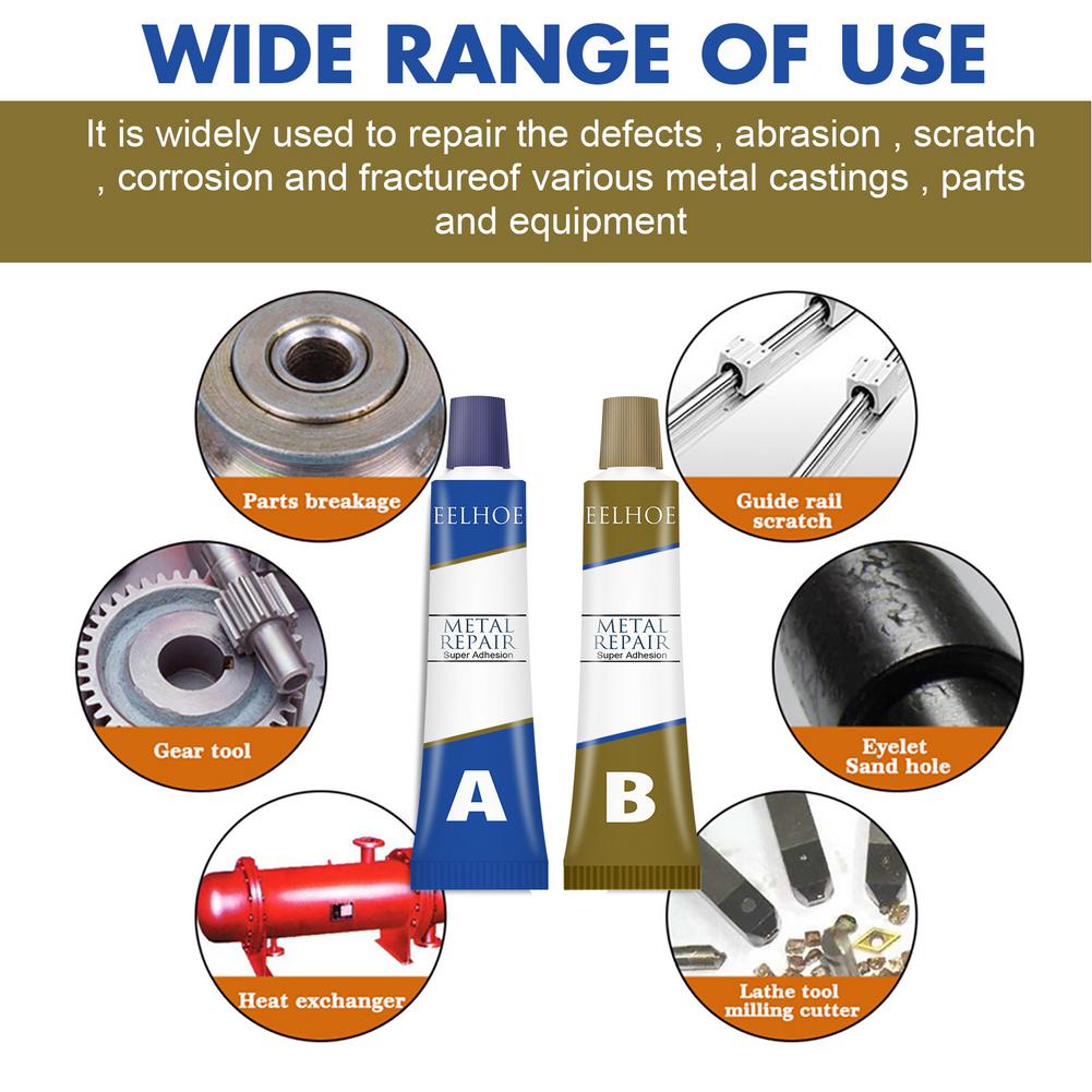 Metal Repair Paste Heat-Resistant Cold Welding AB Glue Repair Agent