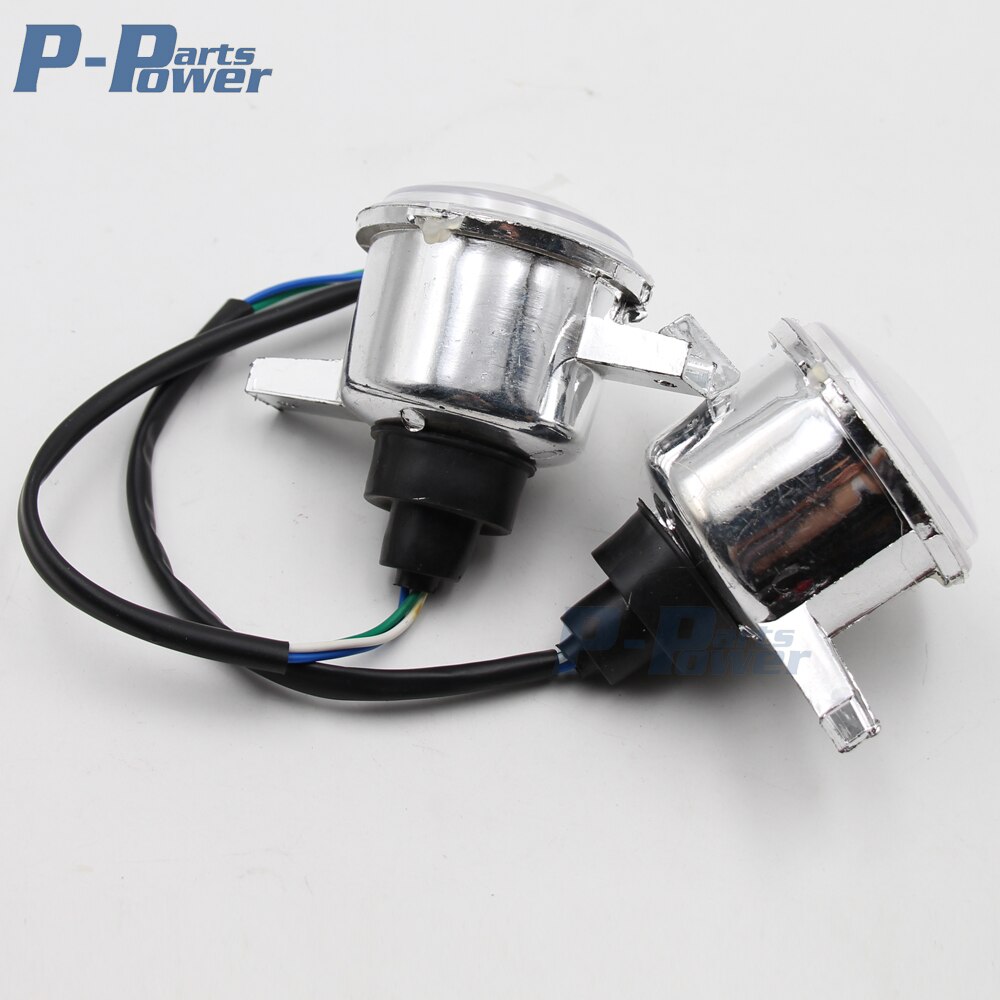 Pair Front Small Round Head Light Headlight for 50cc 70cc 90cc 110cc Utility style small Size ATV